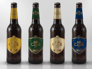 Castle Beer Bottle